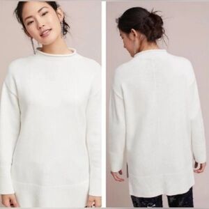 Anthropologie Moth SasKia Mock Neck Pull over Sweater size XS